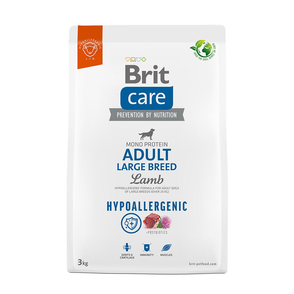 Brit Care Dog - Hypoallergenic Adult Large Breed Lamb 3 kg Futter
