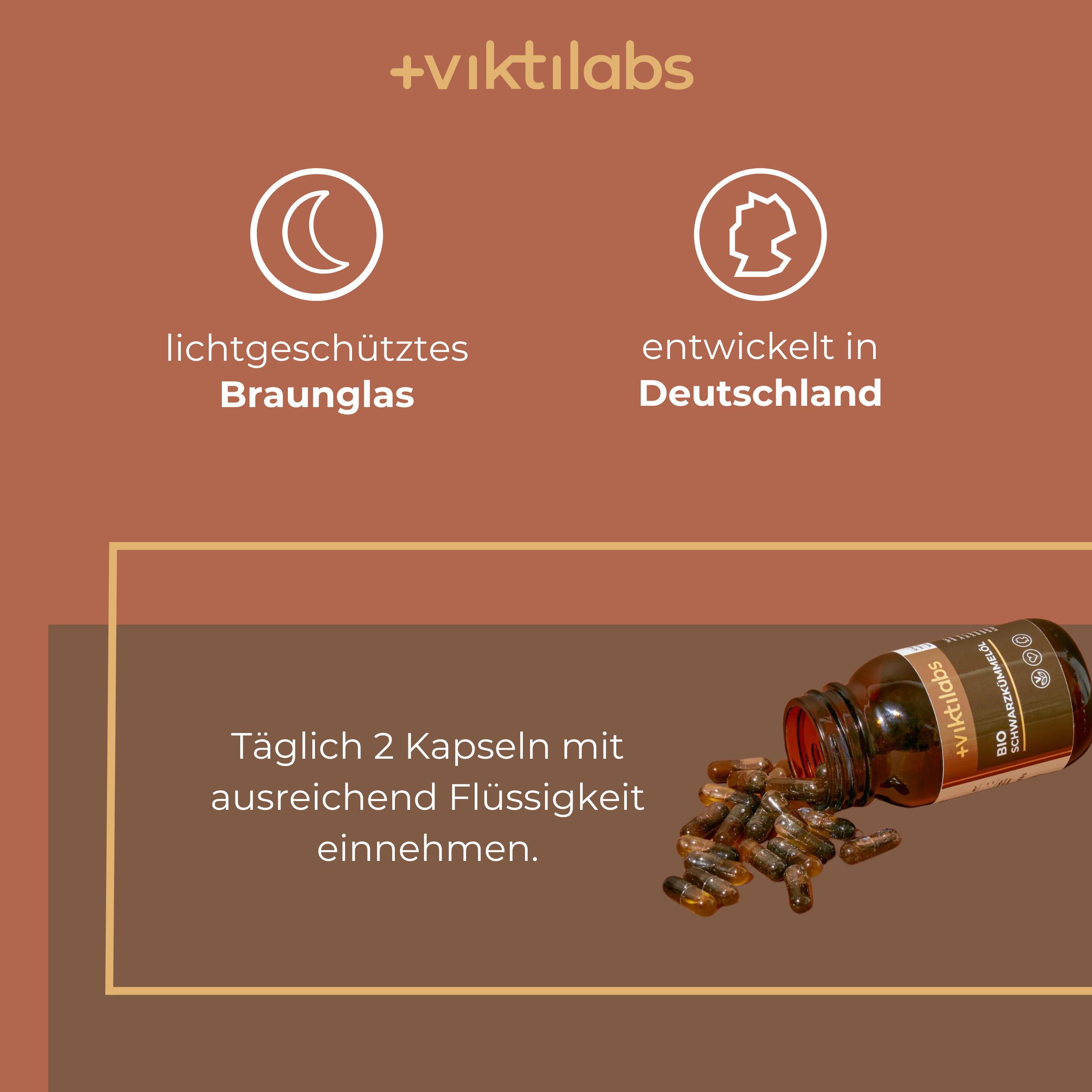 Viktilabs Bio Schwarzkümmelöl aus Ägypten: Natürlich reich an Linolsäure