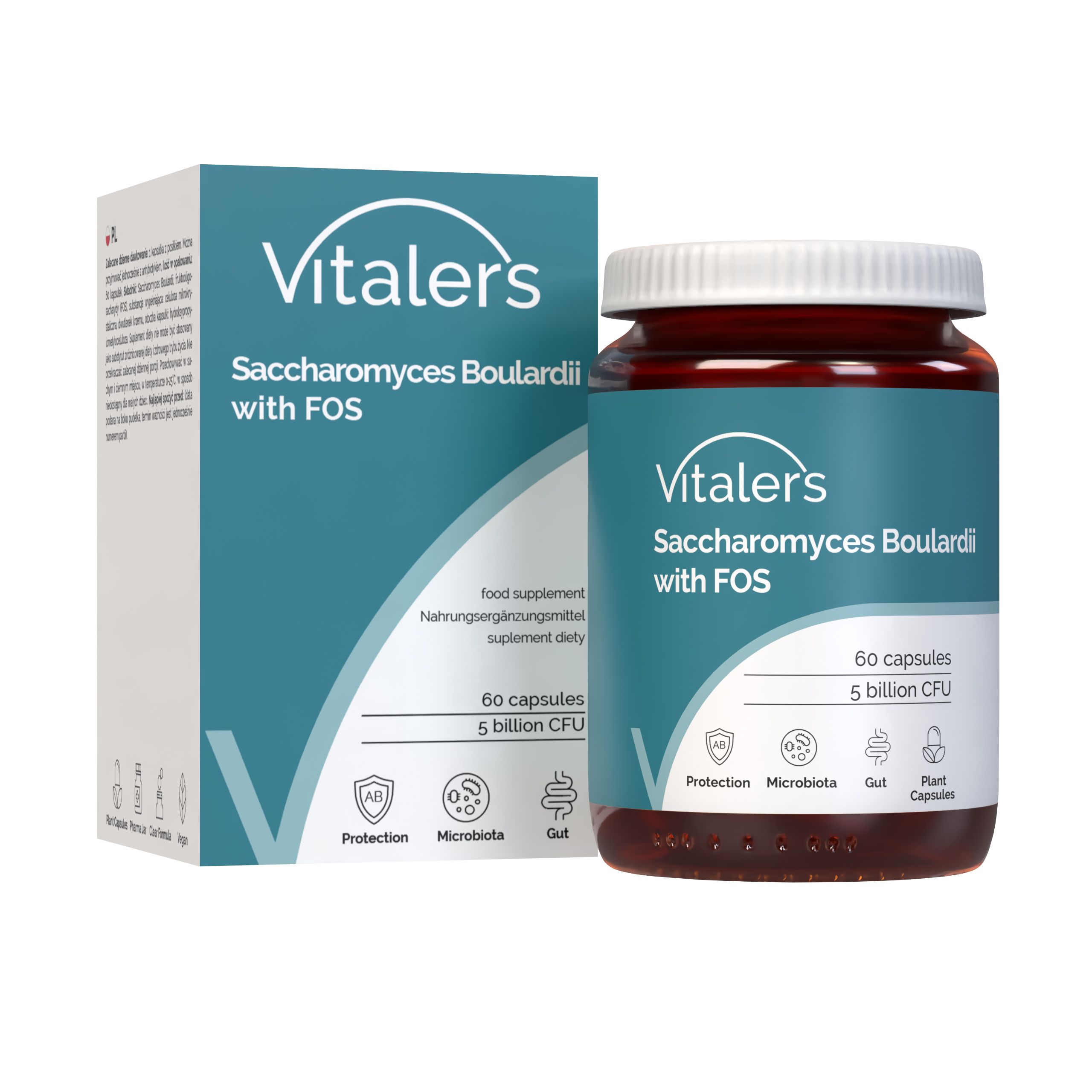 Vitaler’s Saccharomyces Boulardii Probiotikum 60 St Kapseln