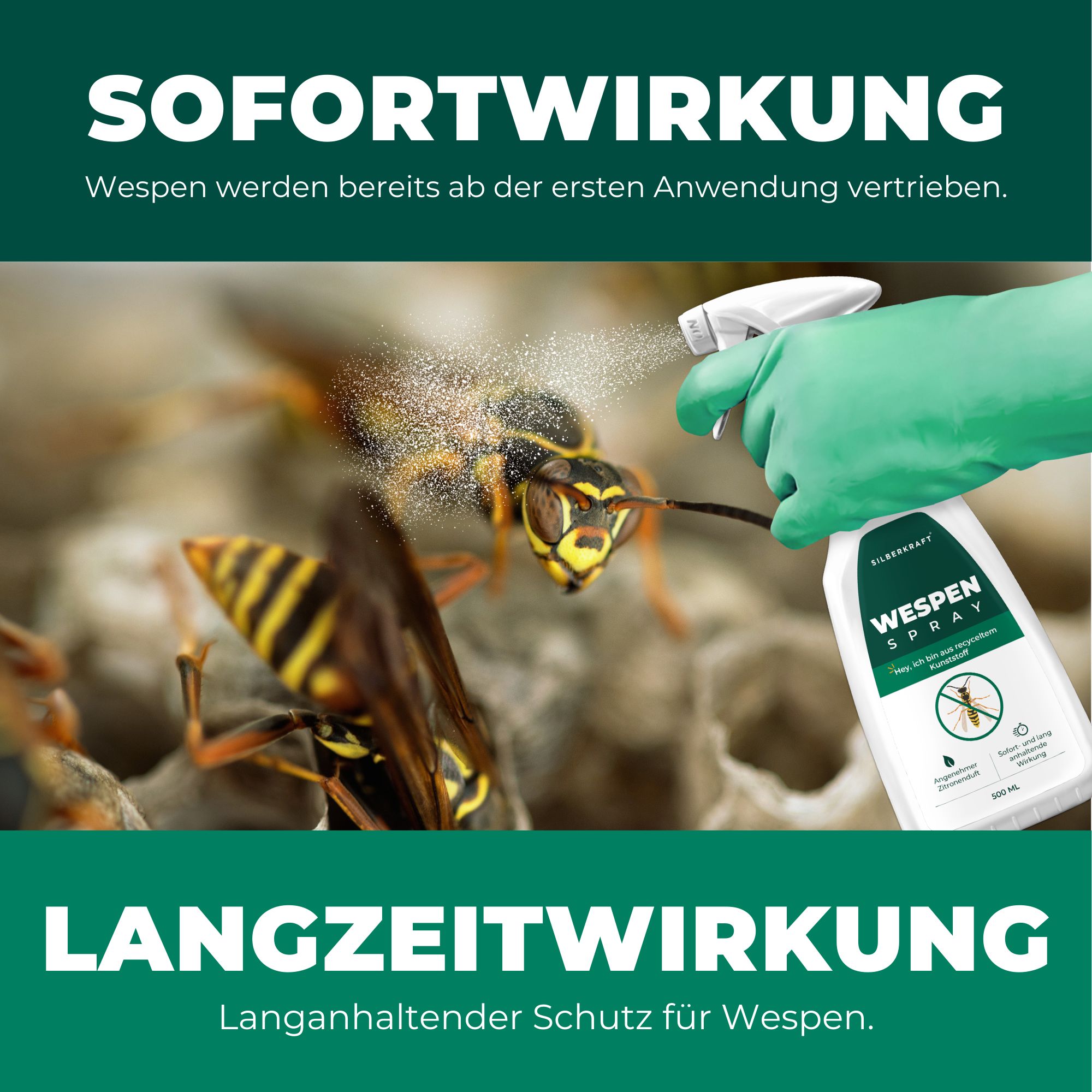 SILBERKRAFT Wespenspray