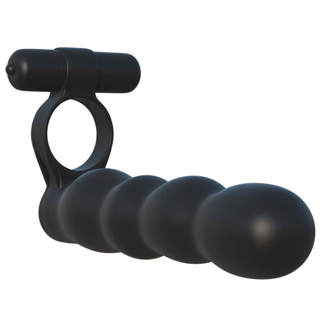 Vibrierender Penisring „Posable Partner Double Penetrator“ | Fantasy C-Ringz