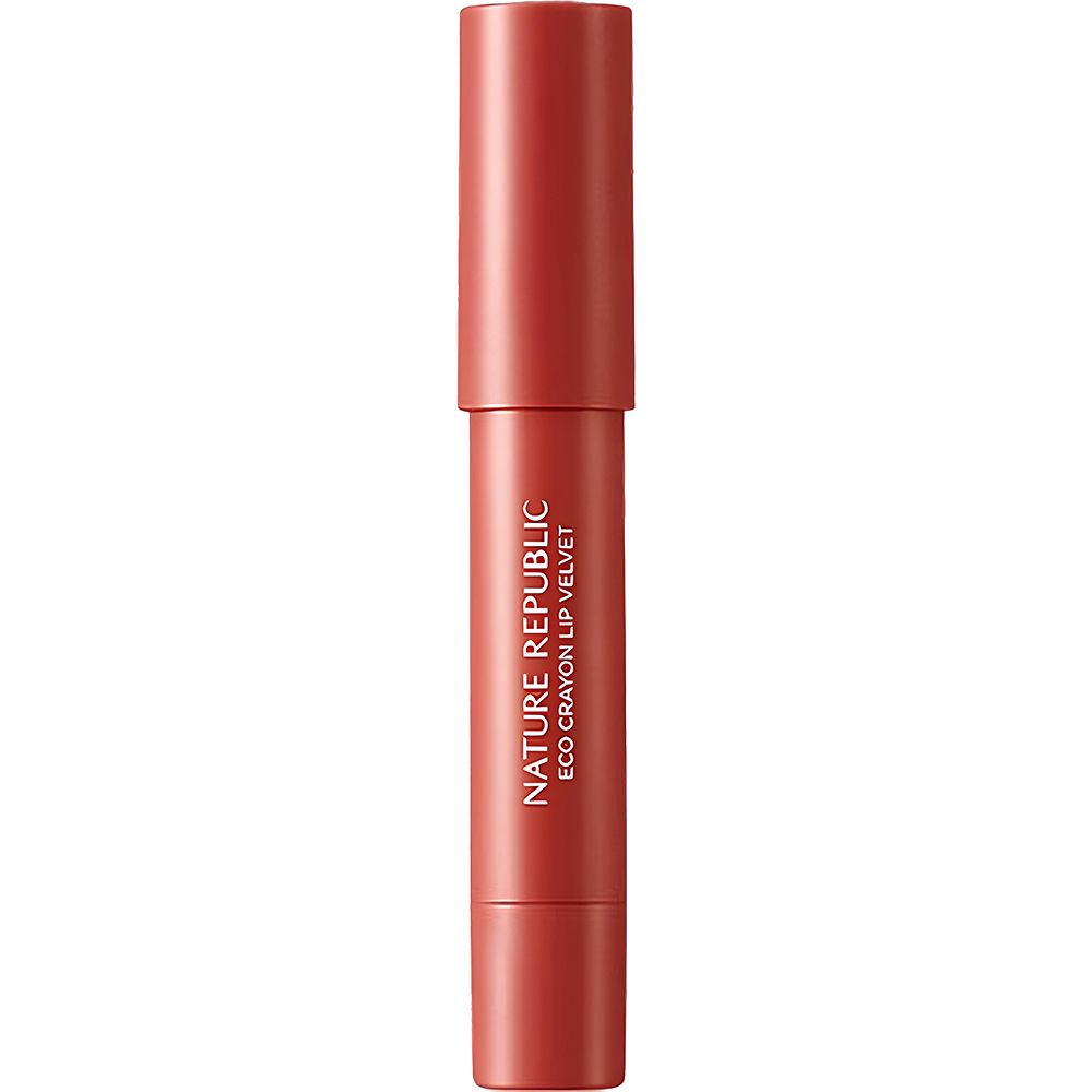 NATURE REPUBLIC By Flower Eco Crayon Lip Velvet Lipstick 04 Chilli Red