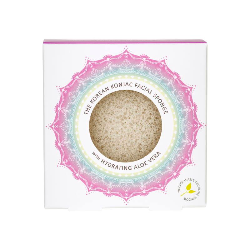 The Konjac Sponge Co. Mandala Konjac Facial Sponge Aloe Vera