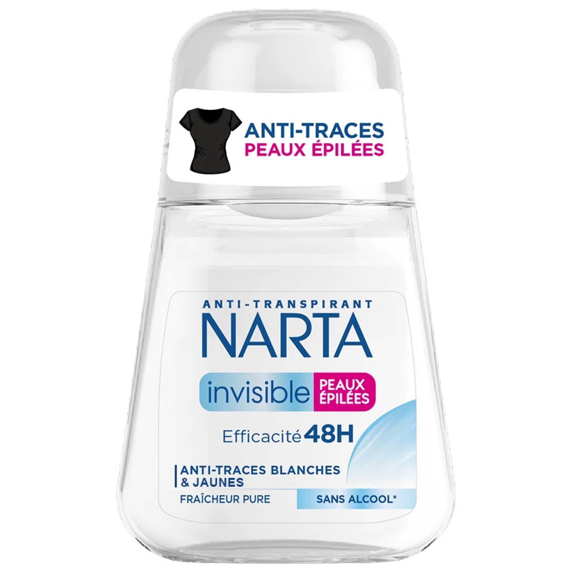 Narta Anti-Transpirant Invisible 48H Epilierte Top 4,2x6x9,5 cm
