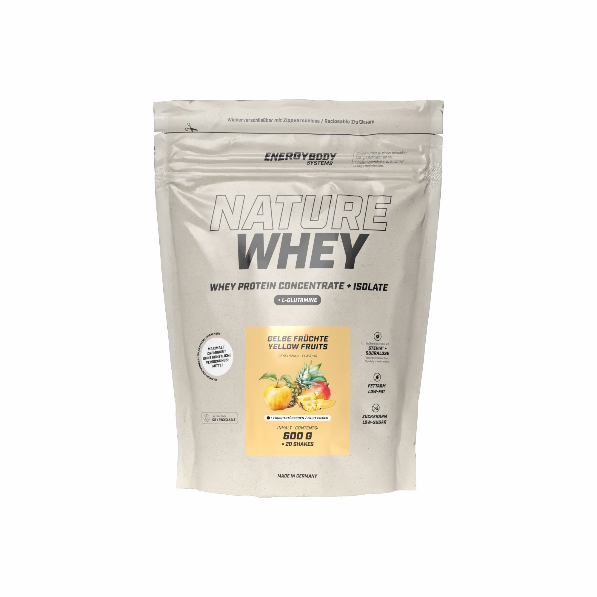 Energybody Systems Nature Whey Protein Gelbe Früchte