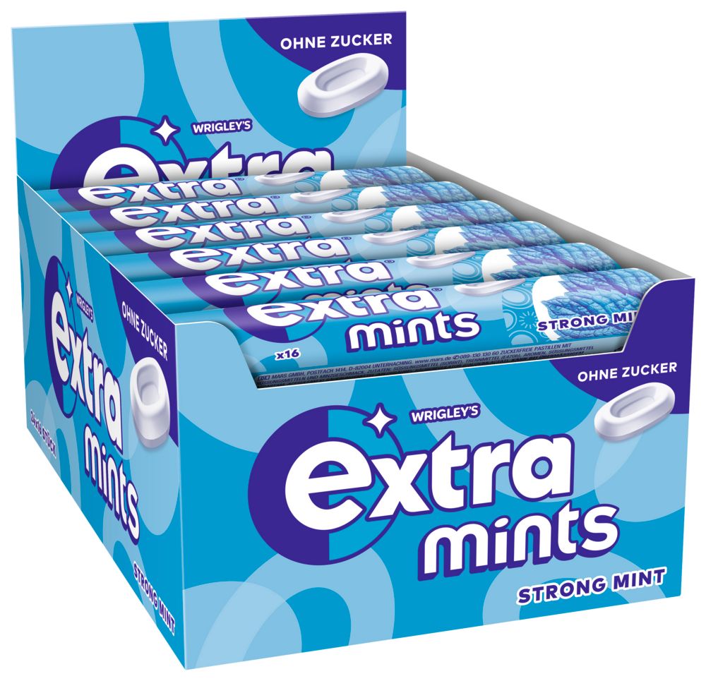 Extra Mints Mix Lutschpastillen Spearmint & Strong Mint