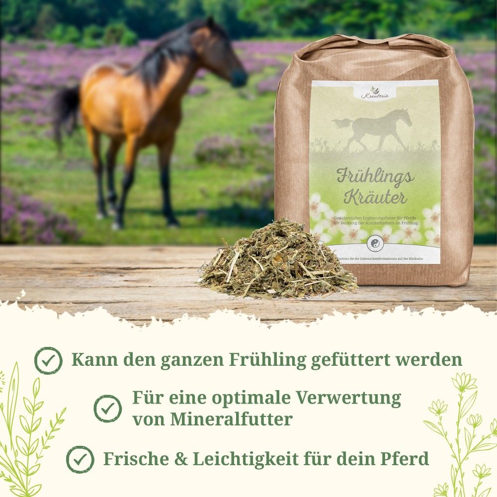 Krauterie Frühlings Kräuter für Pferde