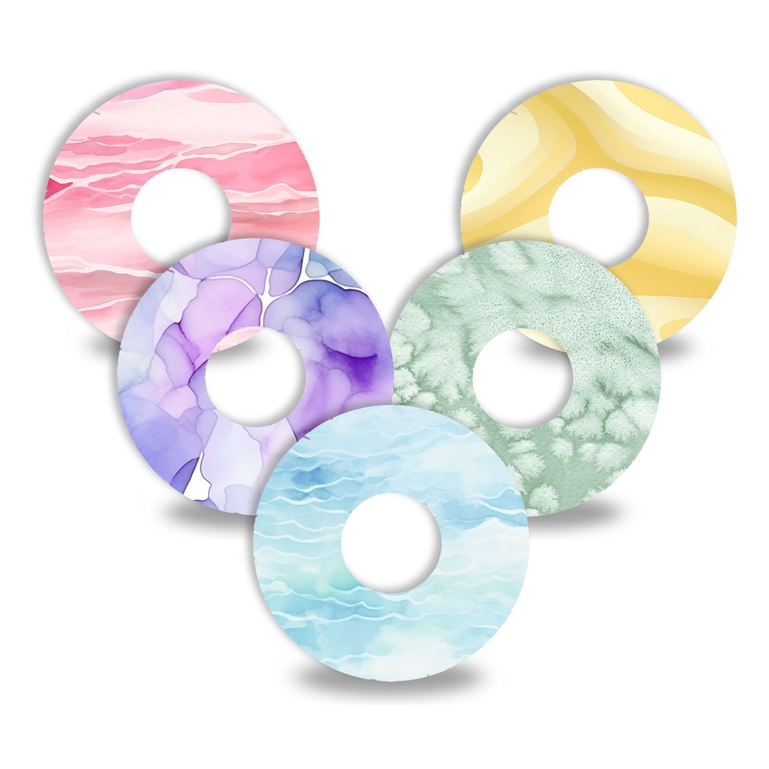 Diasticker® FreeStyle Libre 3 / 3 Plus Fixiertapes "Cotton Candy"