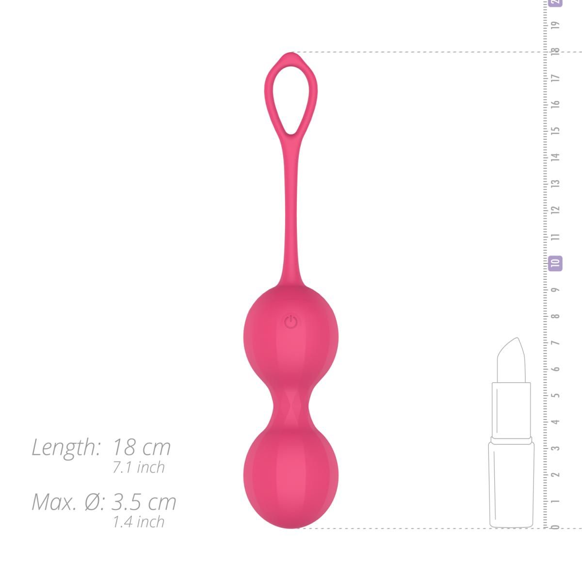 EASYTOYS Anal Vibrator Kegelbälle App gesteuert