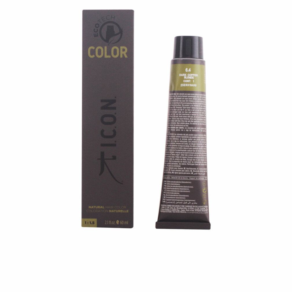 ecotech color colore naturale #6.4 biondo scuro rame
