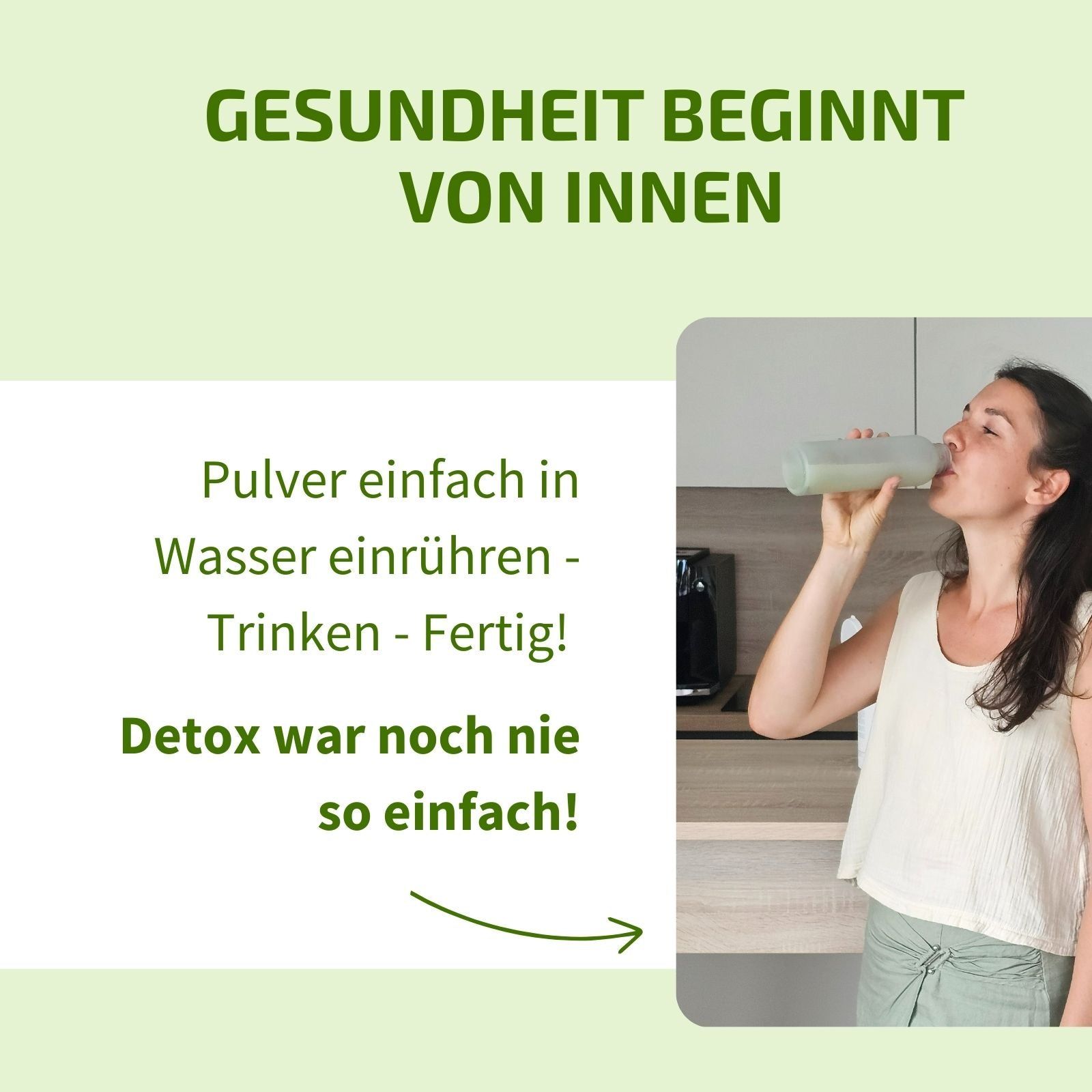 Zeolith MED STARTER-SET:  Detox-Pulver, Trinkflasche & Ratgeber