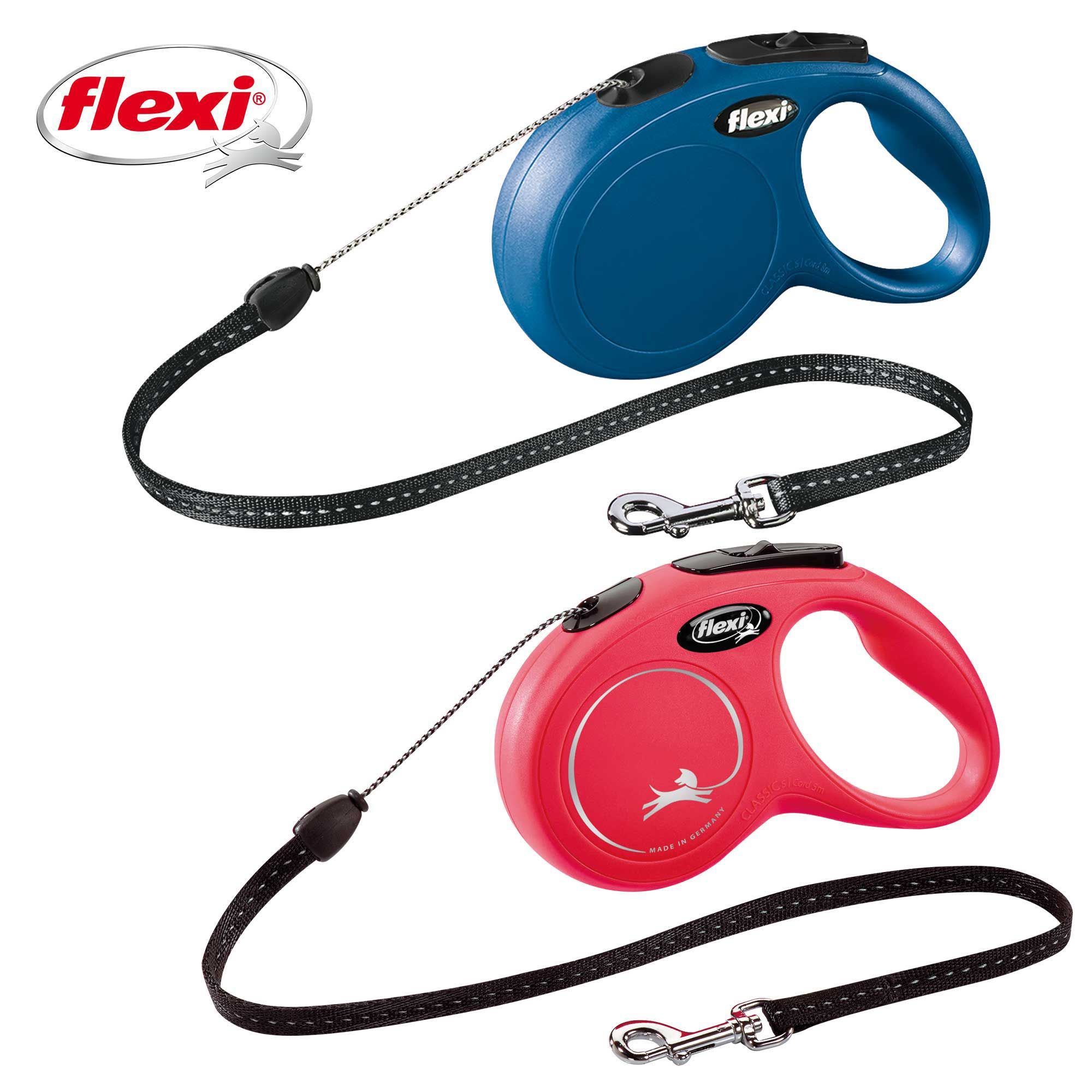 FLEXI NEW Classic - 5 m Seil - Für Hunde bis 12 kg - Leinen, Flexileine