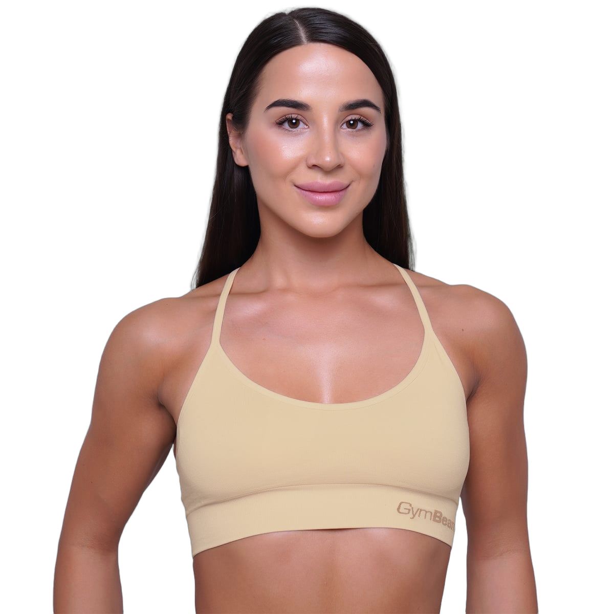 GymBeam Sport-BH Damen String mit verstellbaren Trägern in Nude 1 St