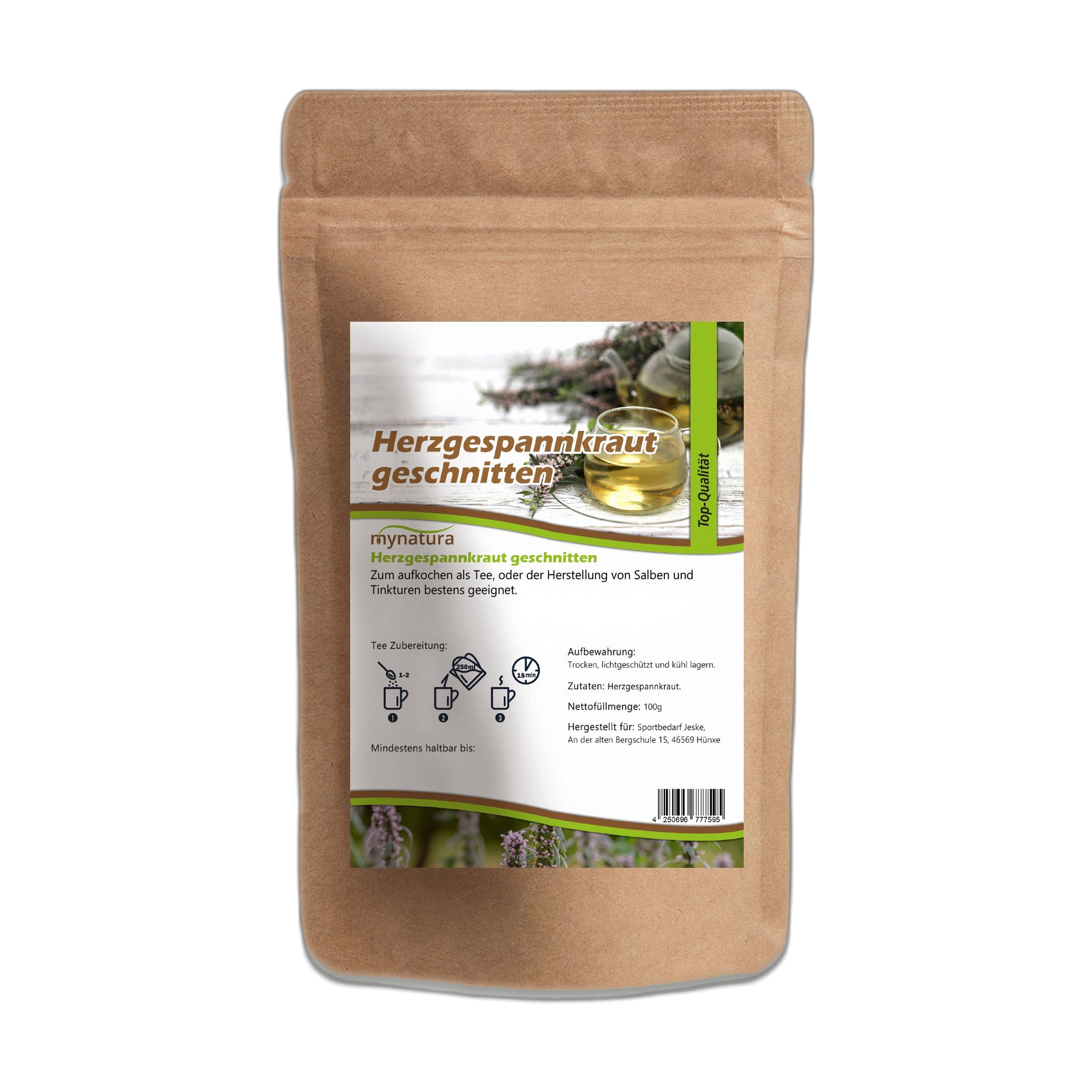 Mynatura Herzgespannkraut getrocknet & geschnitten 250 g