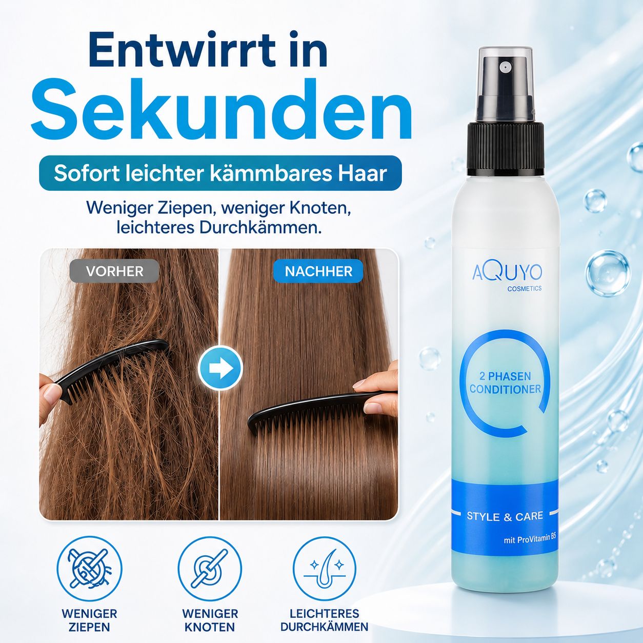 Style & Care 2 Phasen Spray Conditioner für trockenes und beanspruchtes Haar