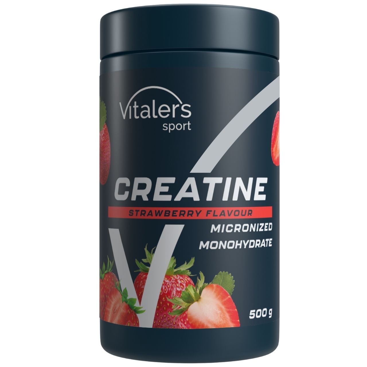 Vitaler’s Sport Kreatin Monohydrat, Erdbeere 500 g Pulver