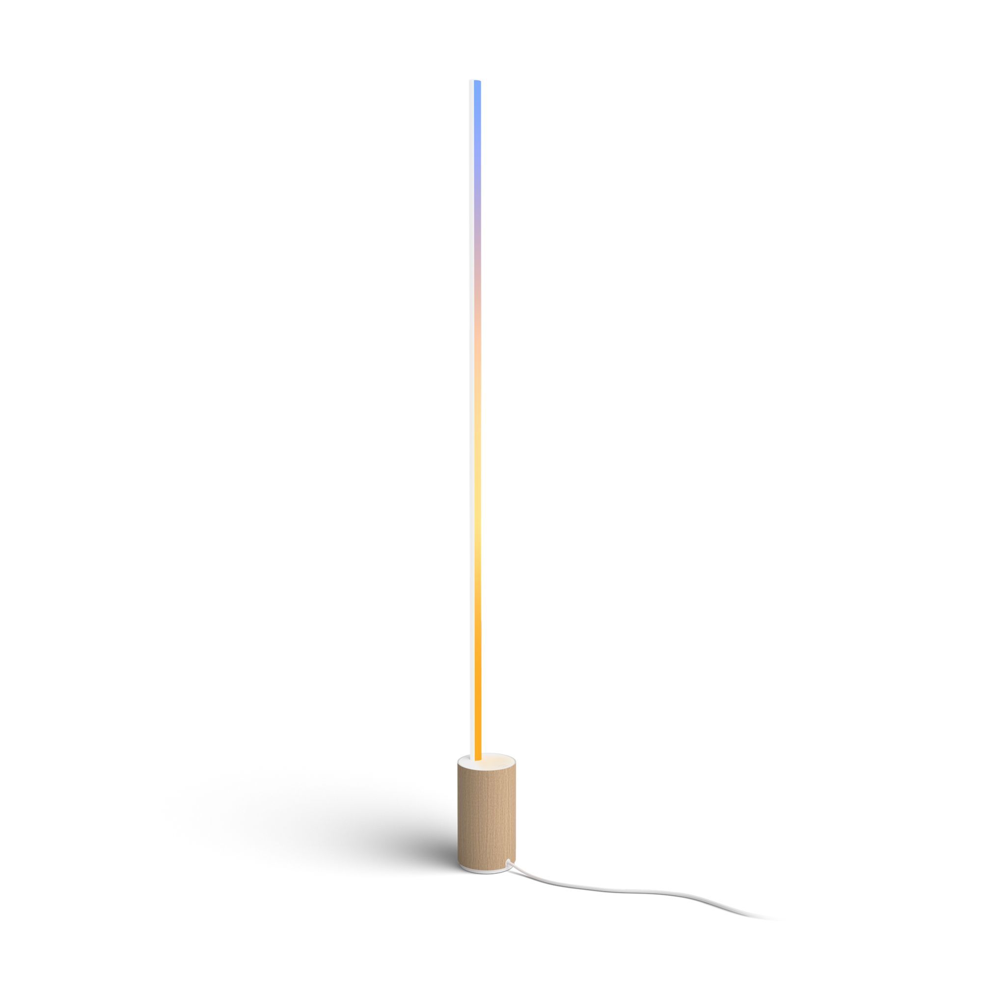 Philips Hue Gradient Signe Lampada da Terra  Effetto Legno - Regola il tuo Ciclo Circadiano