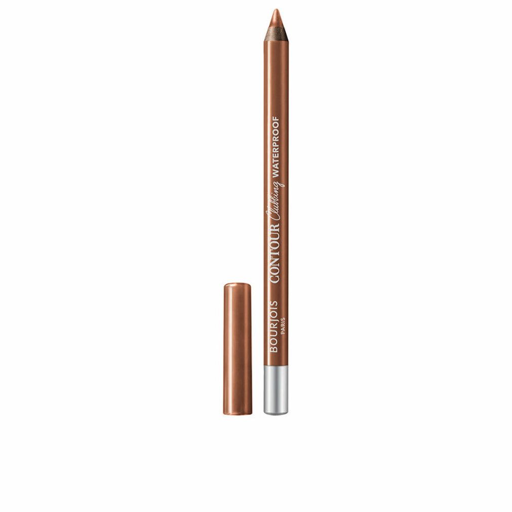 Brauner Eyeliner-Stift mit Kappe. Aufschrift: Bourjois, Contour Clubbing Waterproof.