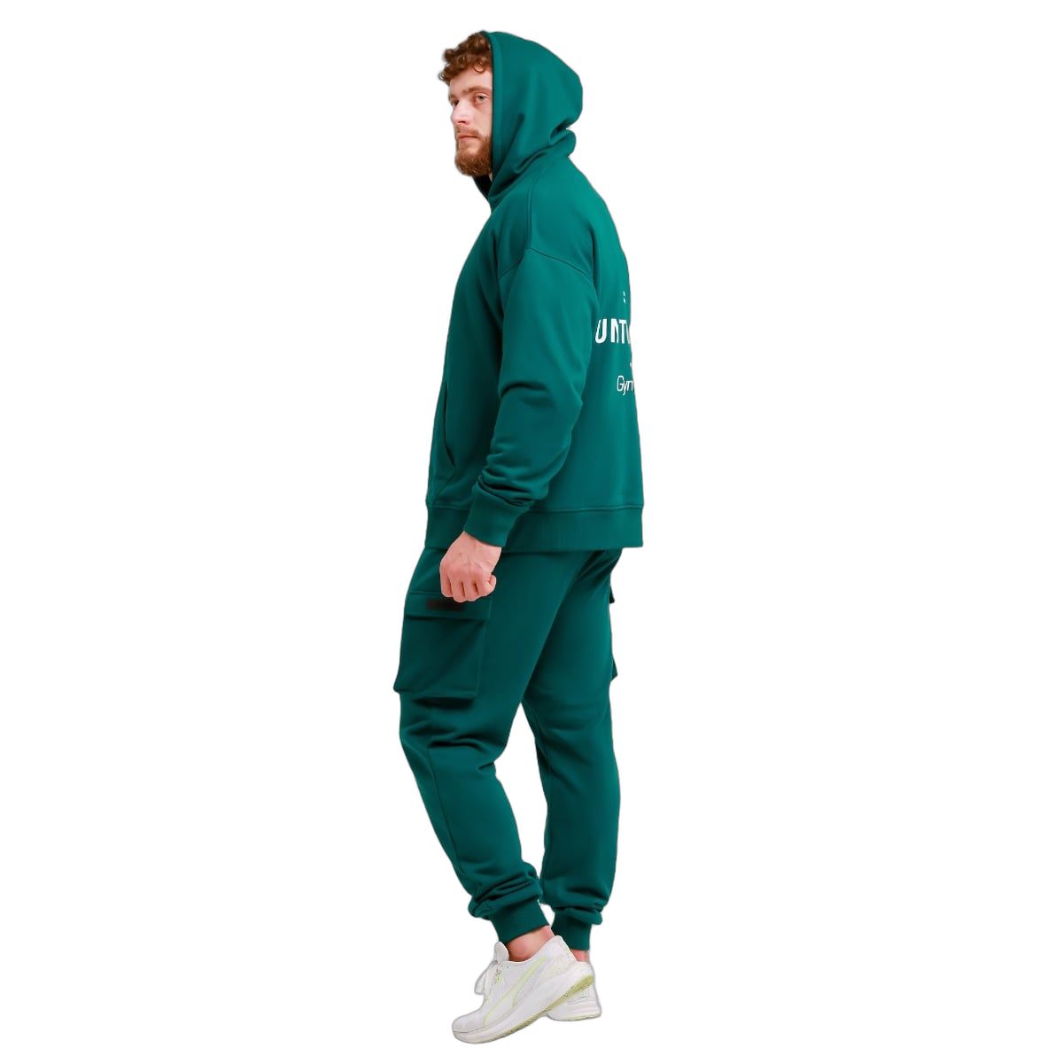 GymBeam Jogginghose Herren regular im Cargo-Stil in Green