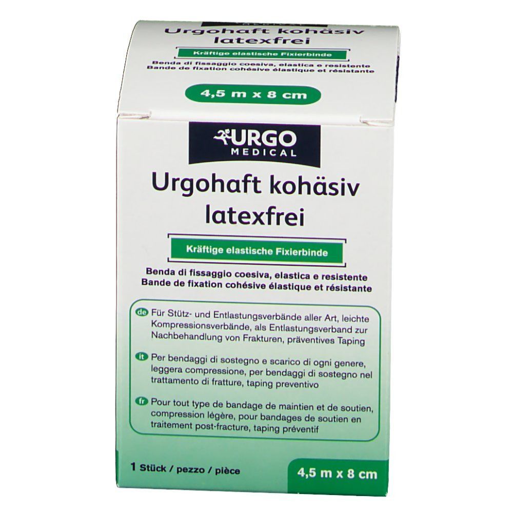 Urgohaft kohäsiv latexfrei 4,5 m x 8 cm