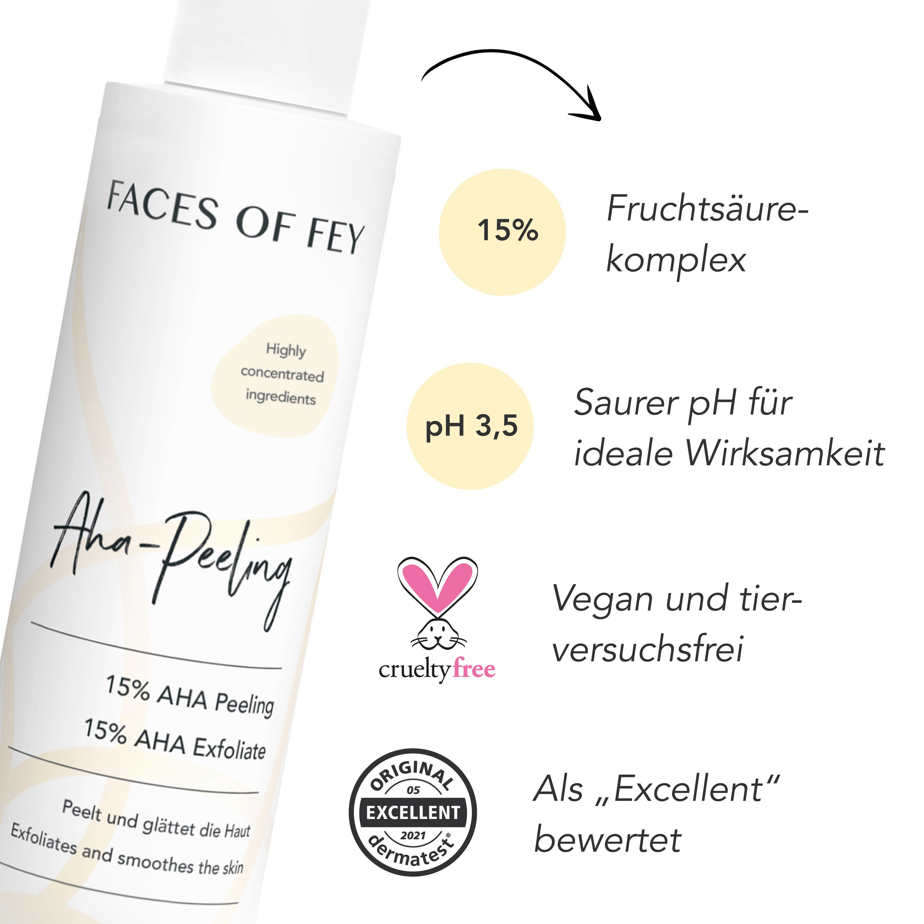 FACES OF FEY 15 % AHA Peeling