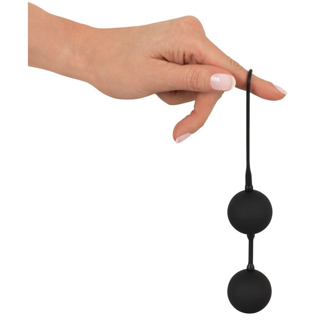 Leichts Liebeskugel-Duo, 54g | Beckenboden Training für Einsteigerinnen | Black Velvets