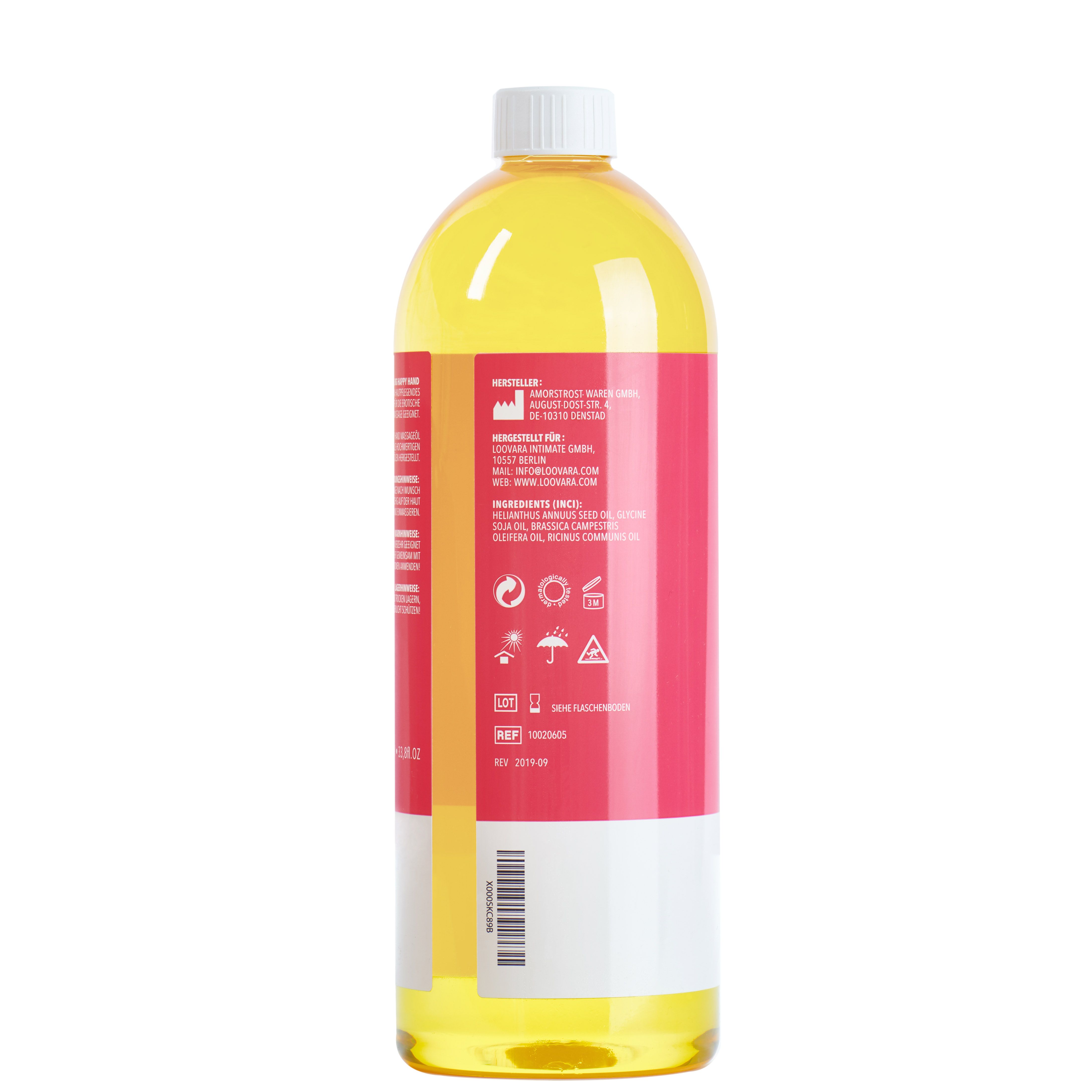 Loovara Massageöl - aus natürlichen Ölen in der XXL-Flasche