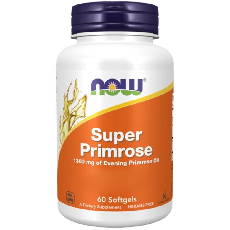 Now Foods, Super Primrose Oil (Nachtkerzenöl), 1300mg