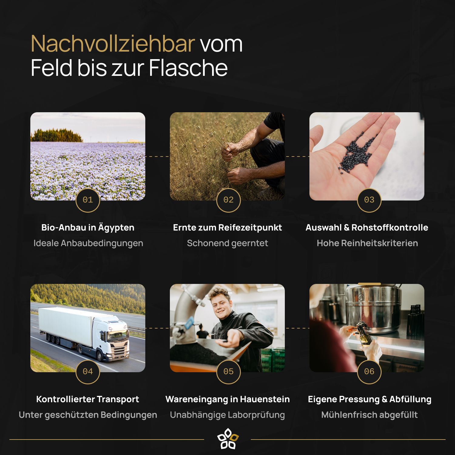 Nigellio Bio-Schwarzkümmelöl ungefiltert kaltgepresst aus ägyptischer Nigella sativa