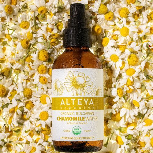 Alteya Organics Kamillenwasserspray im Glas