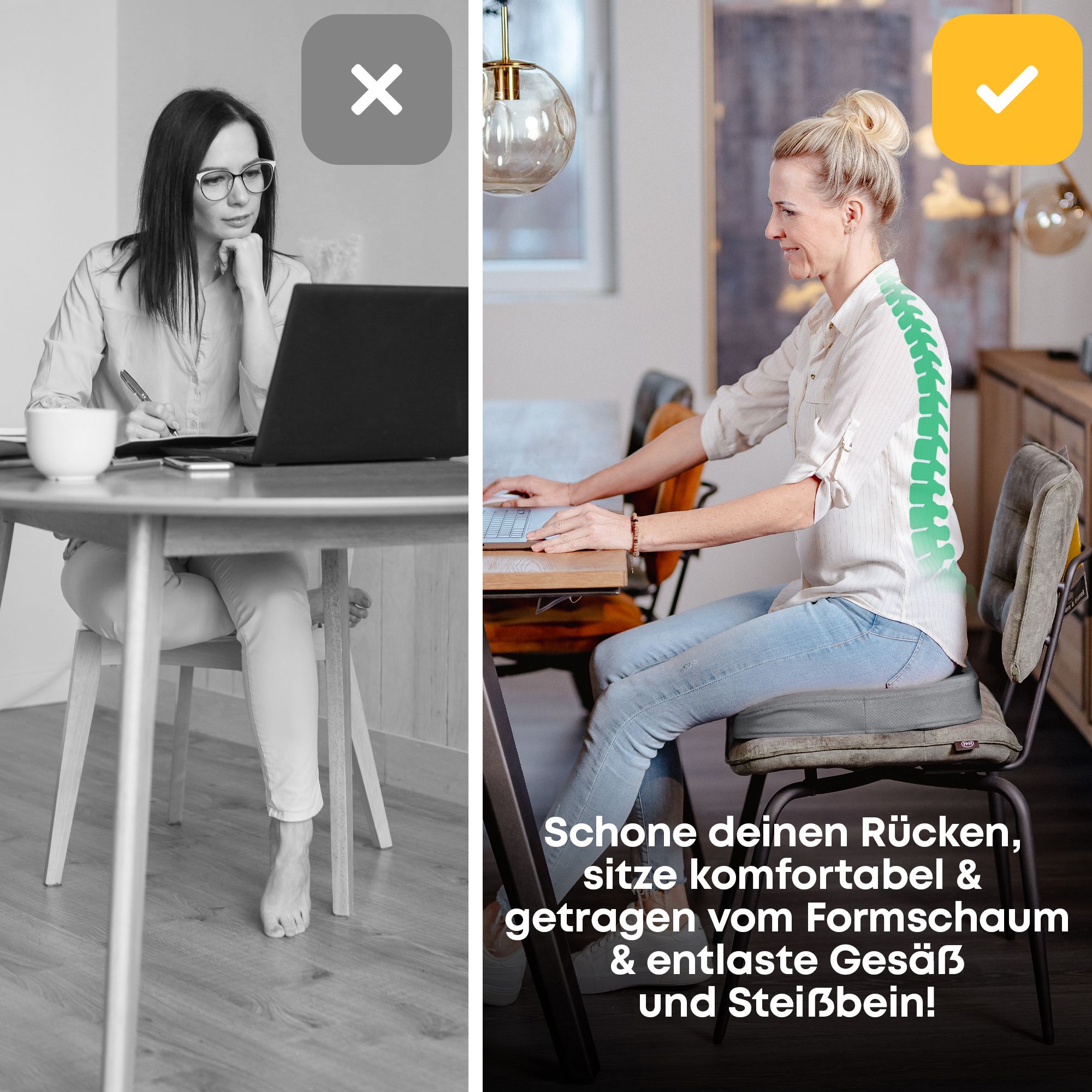 SANTERGO Orthopädisches Sitzkissen