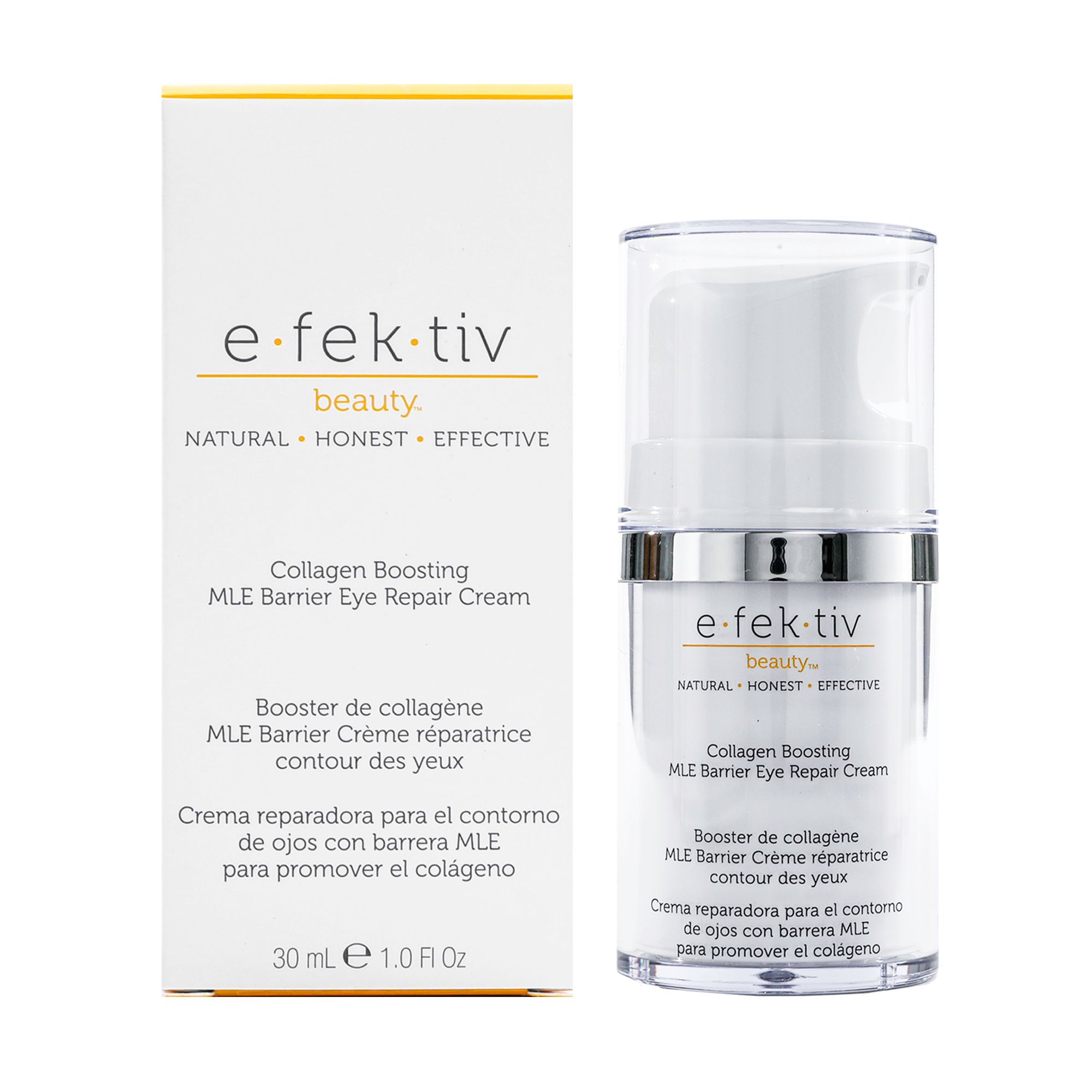 Collagen Boosting MLE Barrier Eye Repair Cream by e.fek.tiv for Unisex 29,57 ml