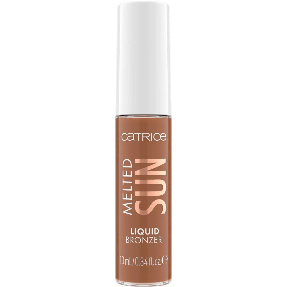 Catrice Melted Sun Liquid Bronzer. Flasche mit weißem Deckel.