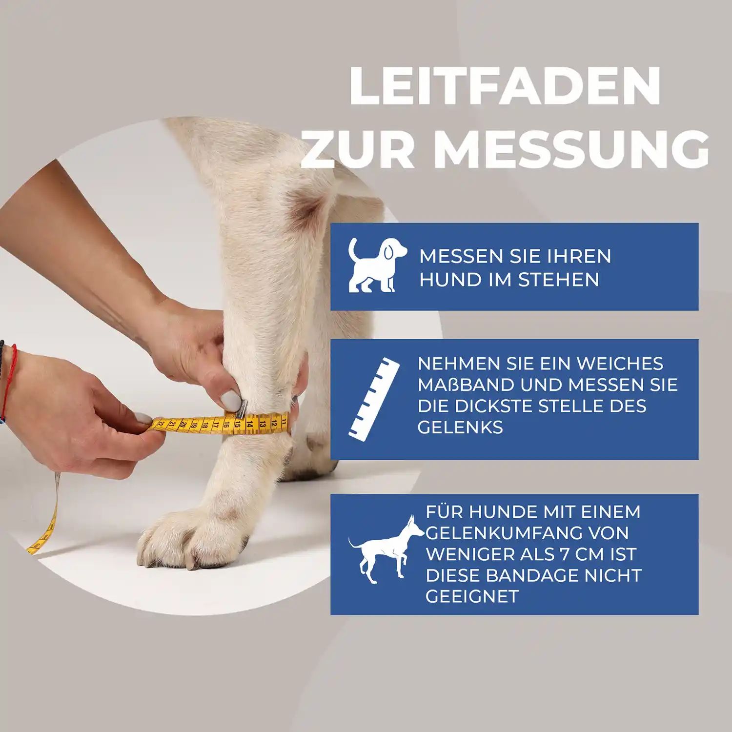 Nature Pet Premium Hunde Handgelenks Bandage