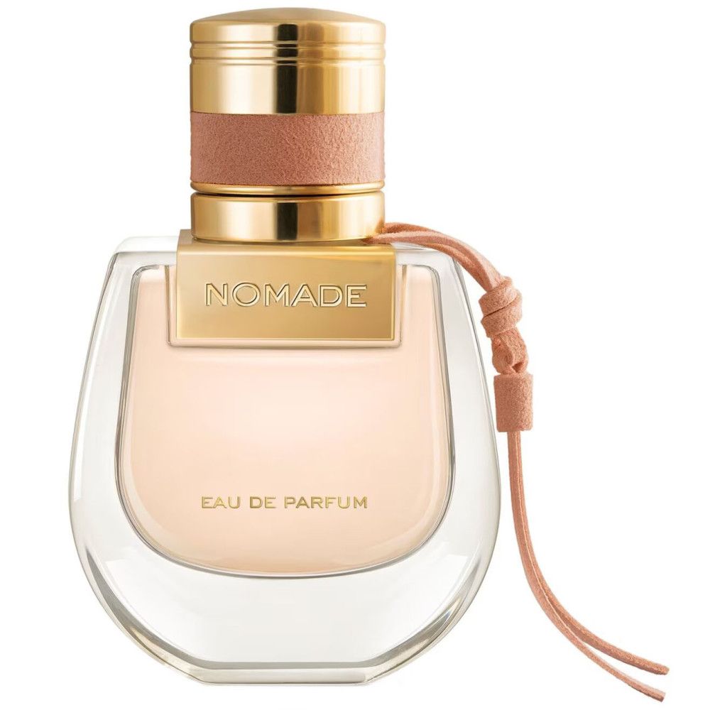 Chloé Nomade E.d.P. Nat. Spray. Flakon. Goldener Verschluss. Lederband. Eau de Parfum.