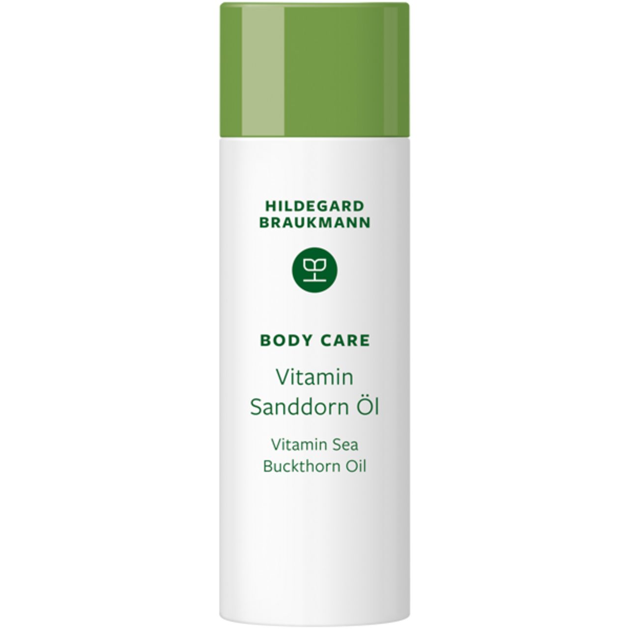 Hildegard Braukmann Body Care Vitamin Sanddorn Öl Flasche.