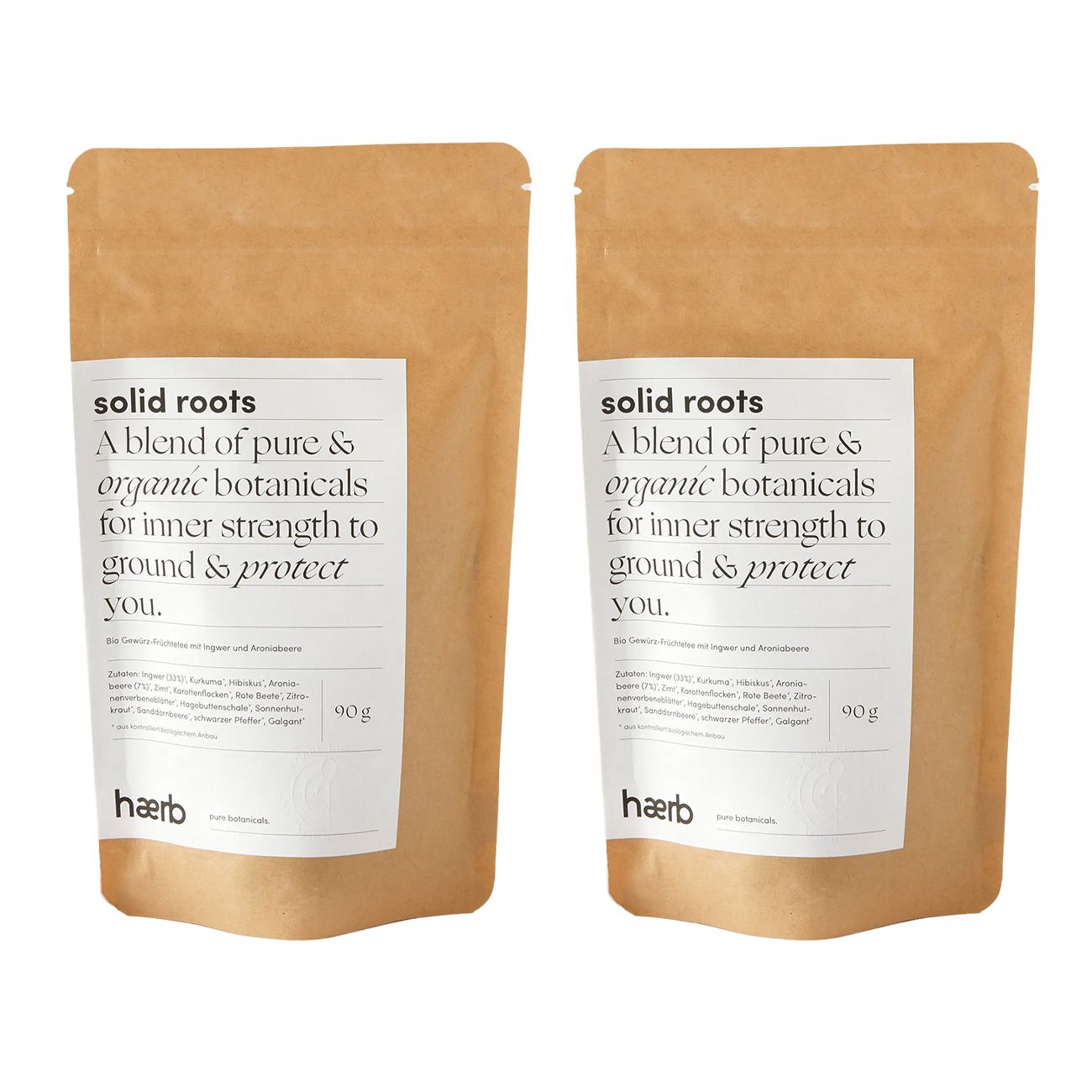 haerb Solid Roots Tea - Ingwer und Aroniabeere