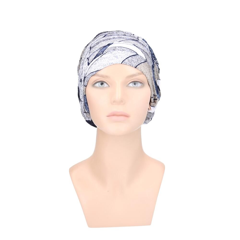 Turban Amira von Turbane - designs by Lofty in Blue Ceramic mix