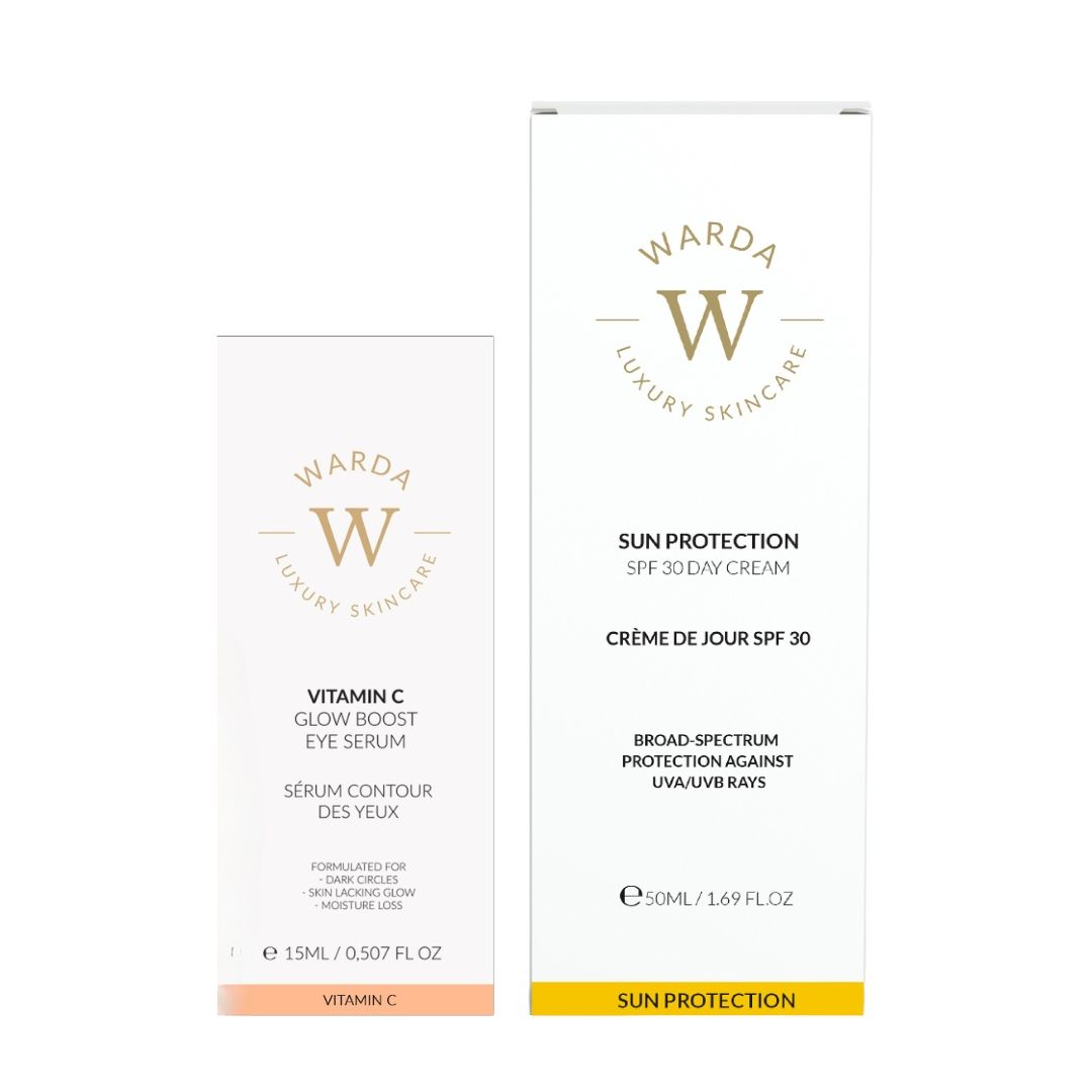 Warda Luxury Skincare Vitamin-C-Serum + LSF 30 Tagescreme