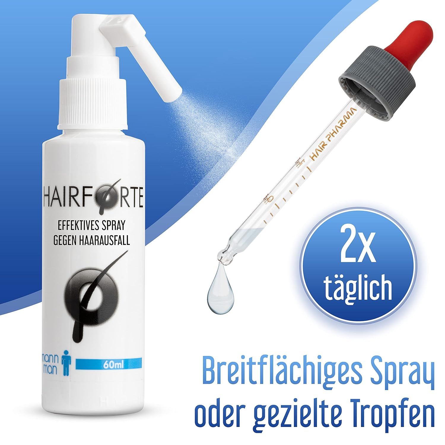 Hairforte Spray 3% Procapil gegen Haarverlust DHT Blocker