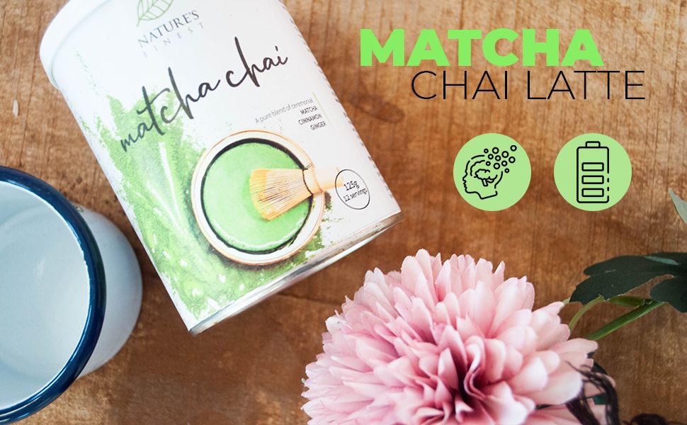 Nature's Finest BIO Matcha latte 125 g Pulver