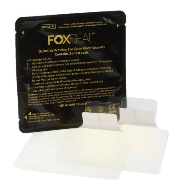Medtrade Celox Foxseal Chest Seal ohne Ventil 2 St