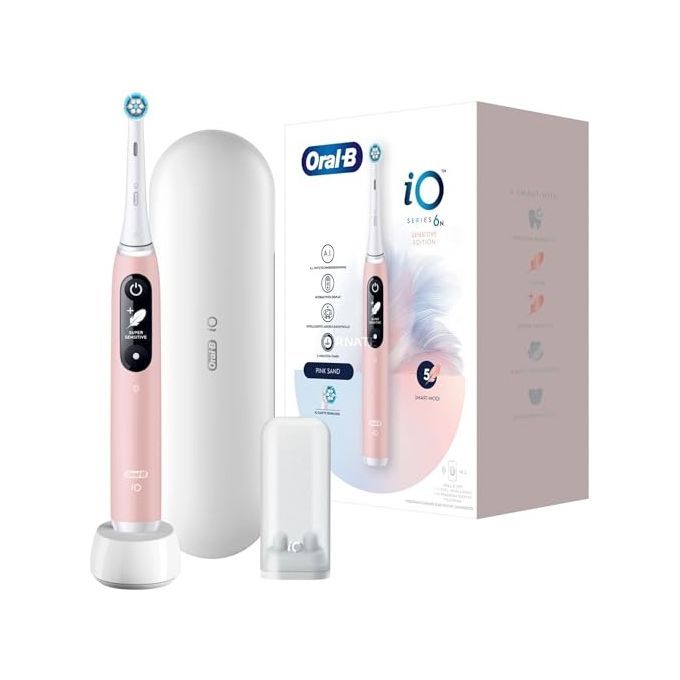 Oral-B - Elektrische Zahnbürste "iO Series 6 + Reiseetui" in Pink