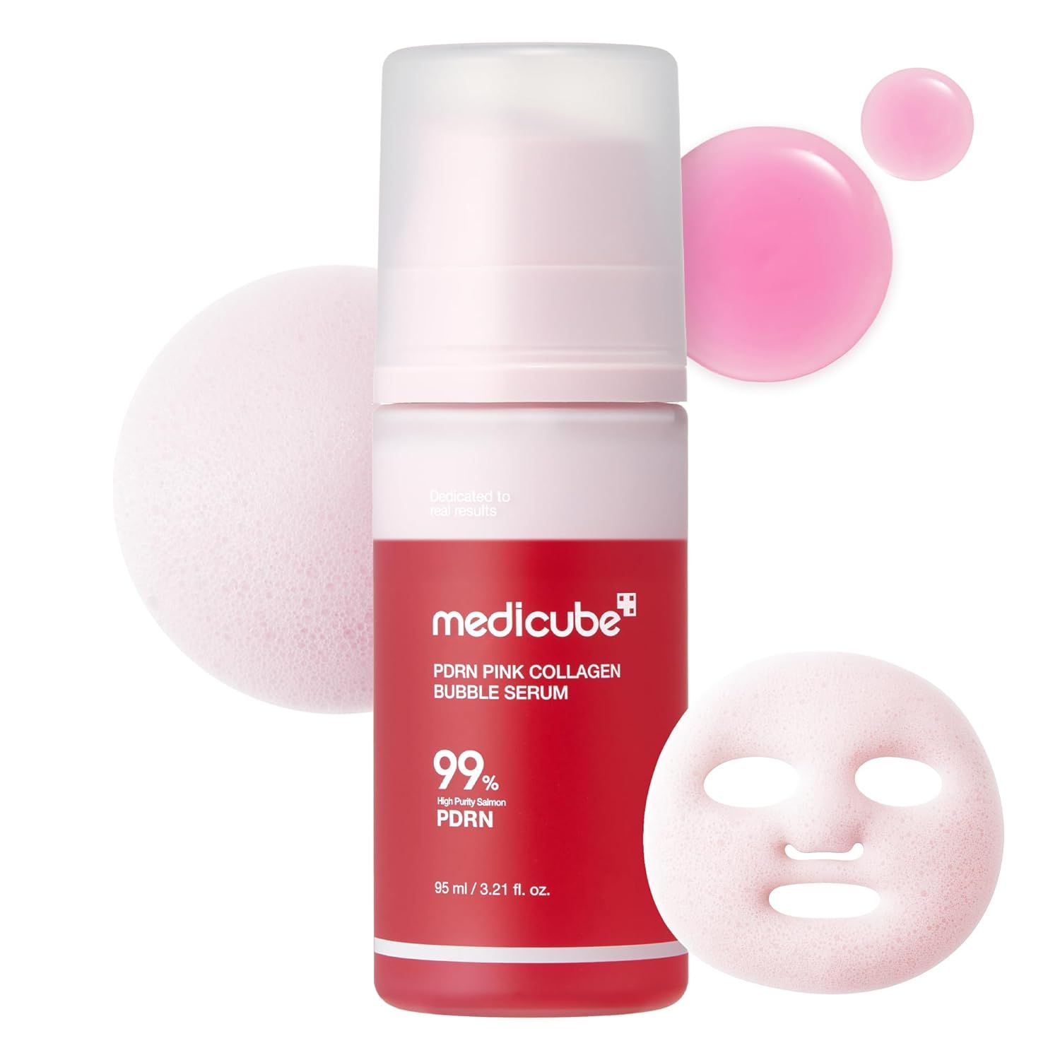 Medicube Pdrn Pink Collagen Bubble Serum 95 ml