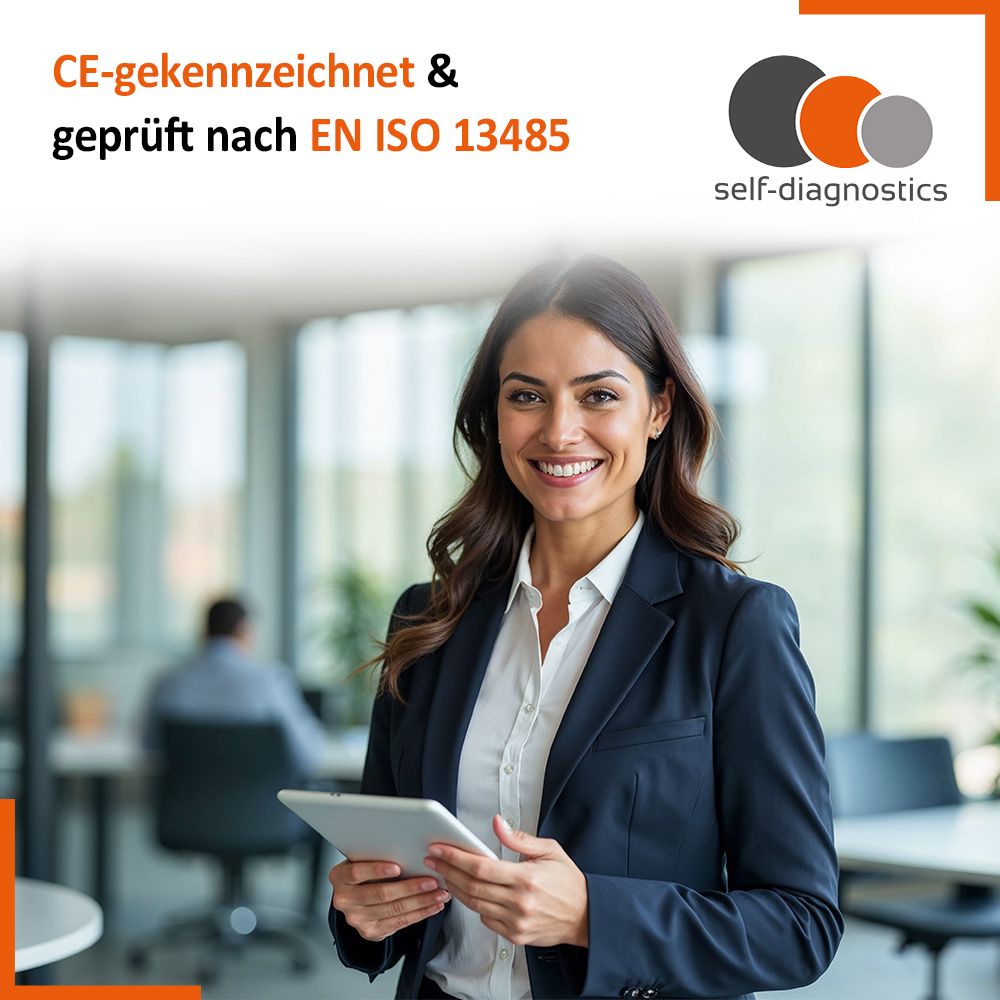 self-diagnostics Ferritin Test, Schnelltest zur Bestimmung des Ferritinwertes bei Eisenmangel