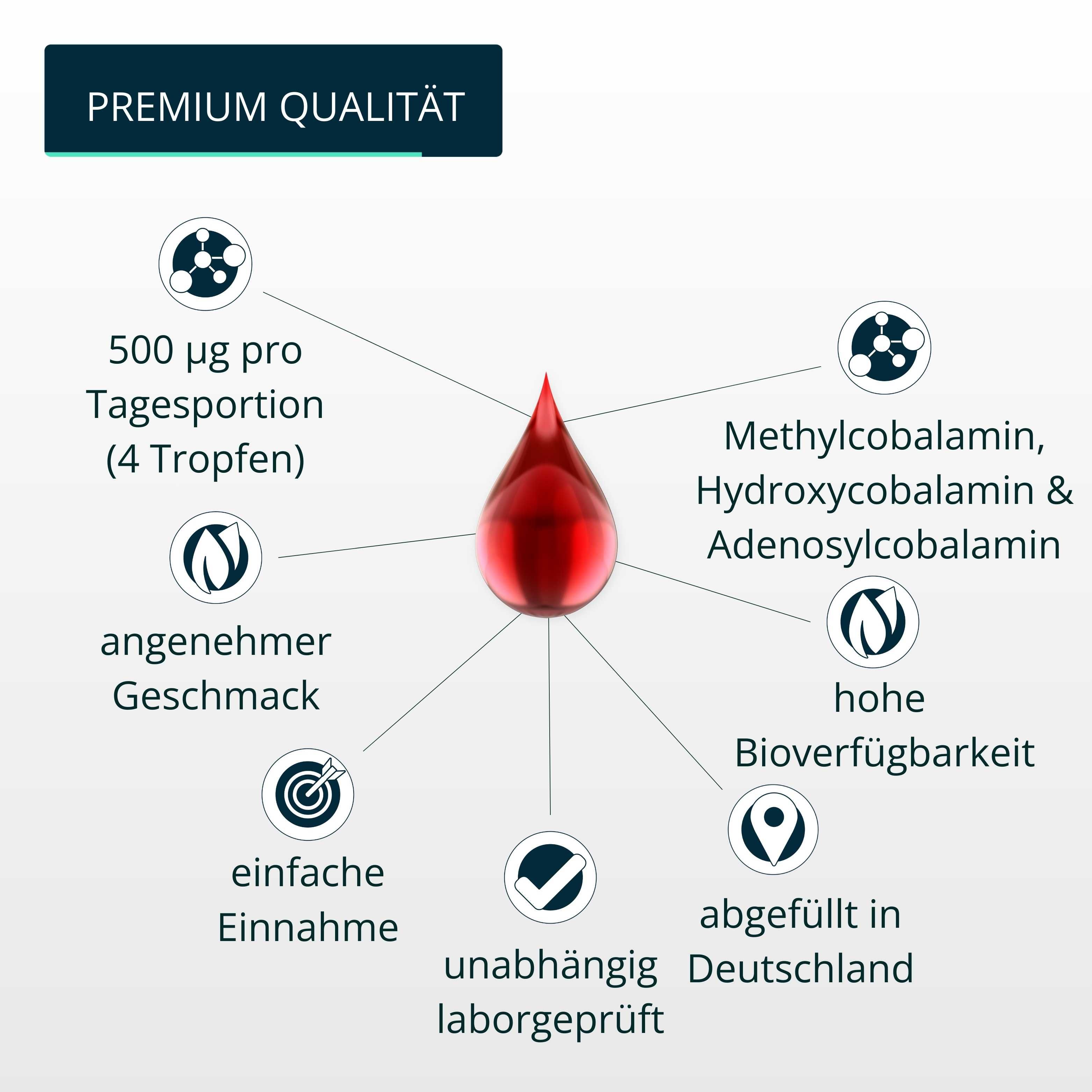 brandl® B12 Vitamin Tropfen aus 3 Aktivformen