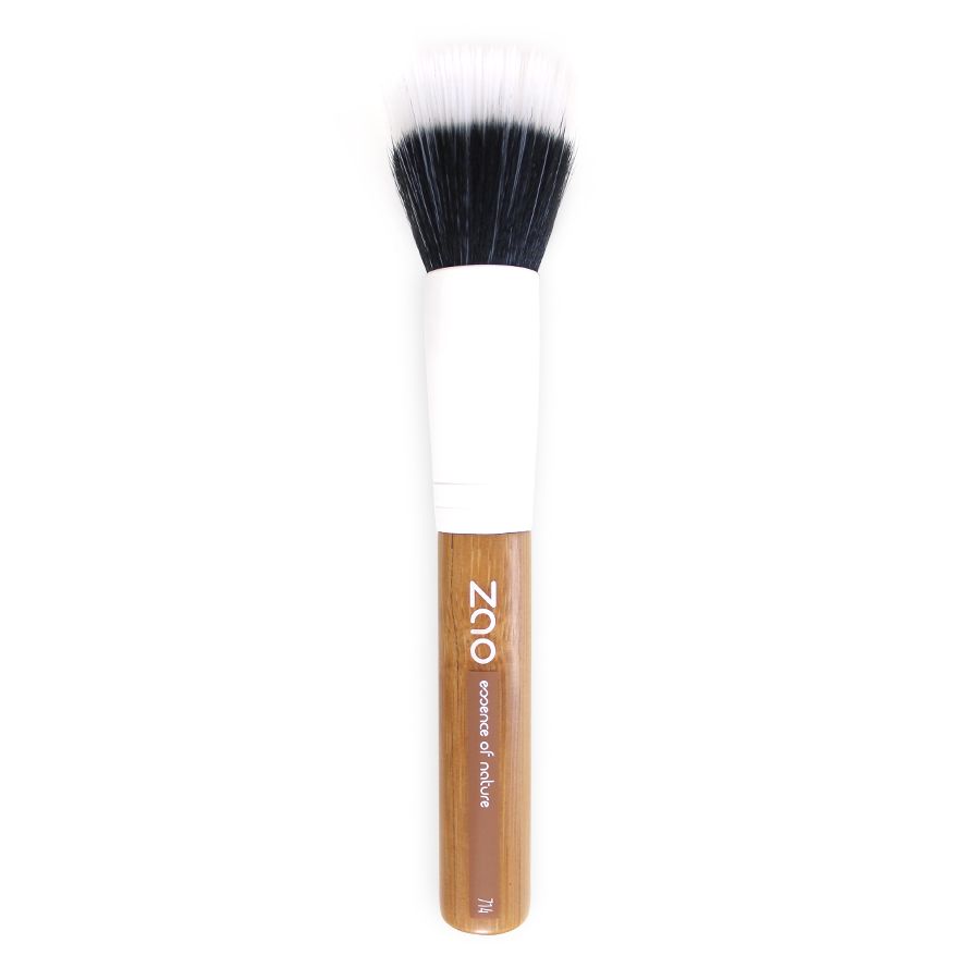 ZAO Make-up Pennello Bambù Fondotinta duo Fibra