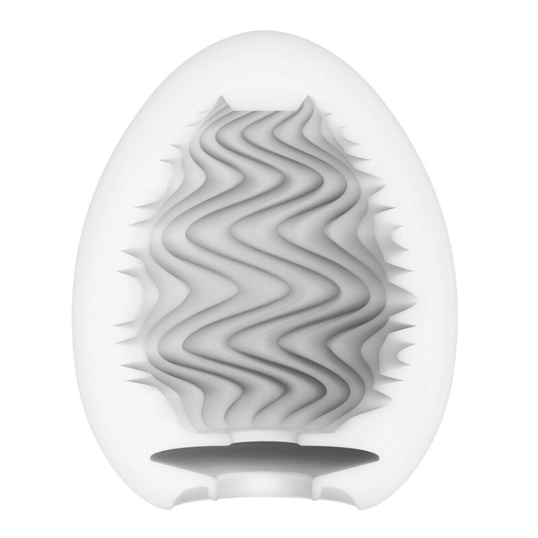 Tenga-Ei Masturbator 'Egg Wind“ mit Wellen-Struktur 6 St Vibrator