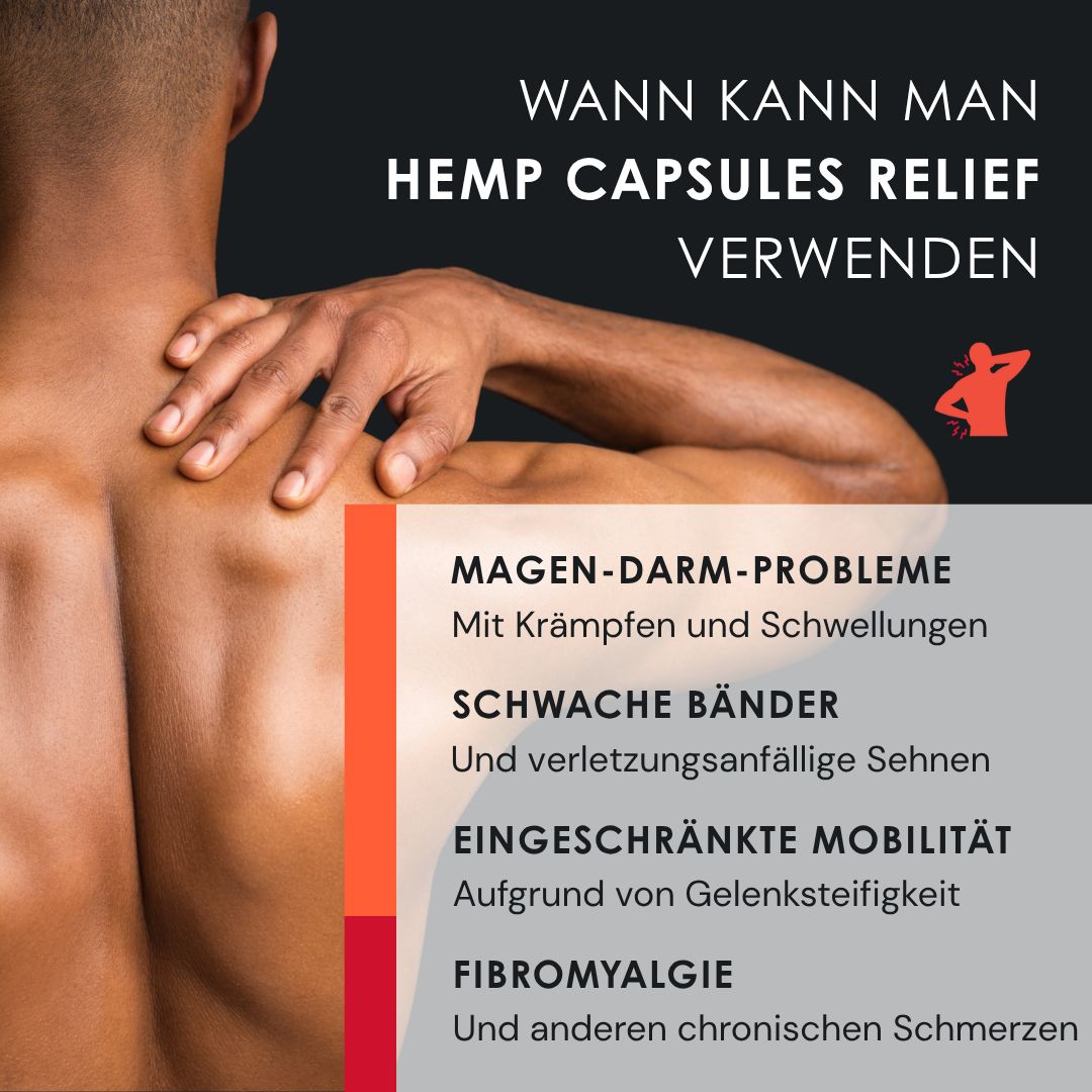 Vergleich: EU4DOL Plus+ und HEMP CAPSULES RELIEF. Neue Optik, gleiche Essenz. 30 Kapseln.