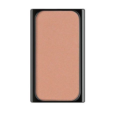 Blush in rechteckiger Form mit schwarzem Rahmen. Die Farbe ist hellbraun.
